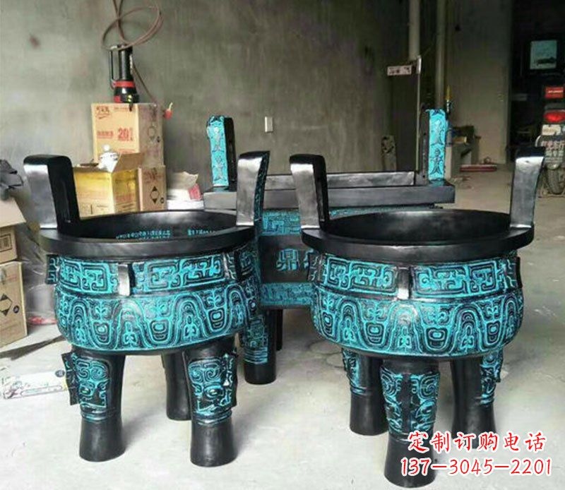 南京铜雕香炉寺庙香炉雕塑