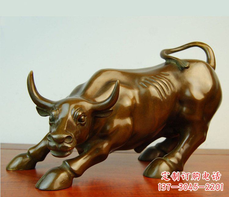 南京铜雕小区动物牛摆件