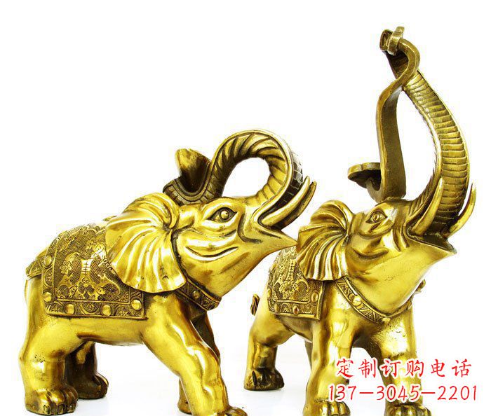 南京铜雕小象公园动物雕塑