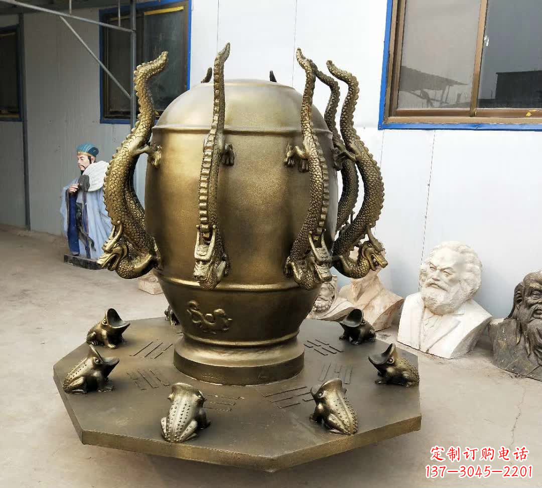 南京铜雕校园景观地动仪