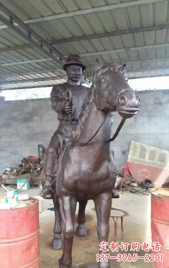 南京铜雕园林动物马雕塑