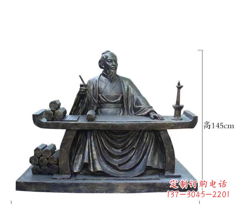 南京铜雕张仲景人物