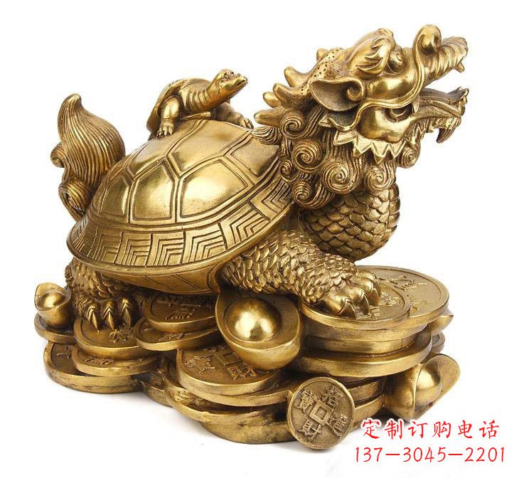 南京铜雕招财龙龟