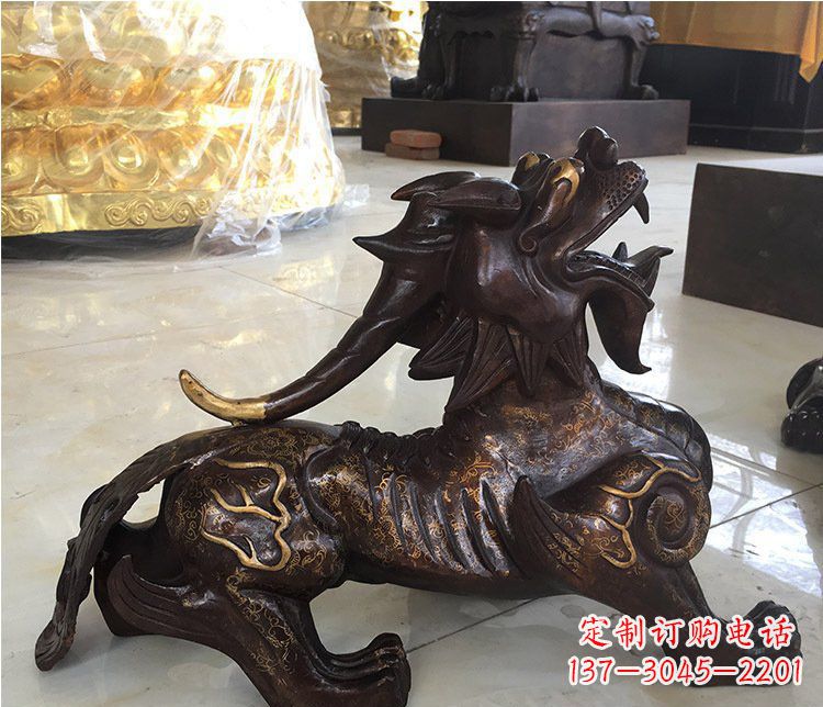 南京铜雕招财辟邪貔貅雕塑摆件