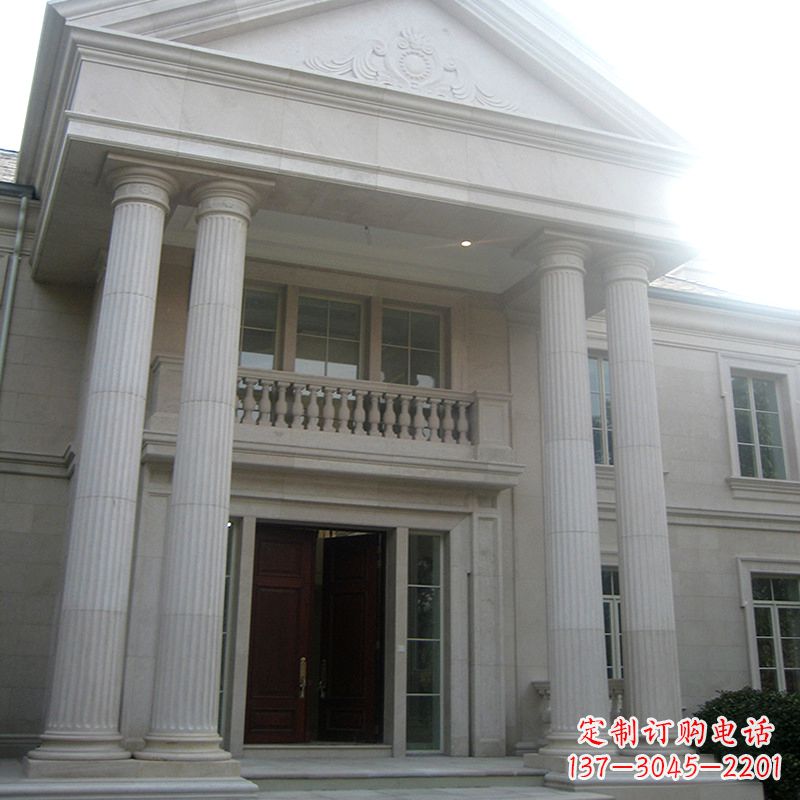 南京外墙罗马柱石雕