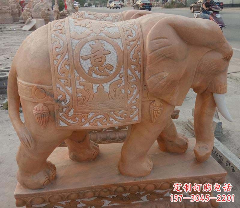南京晚霞红如意动物大象