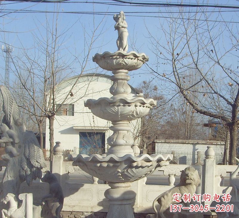 南京晚霞红石雕风水球图片