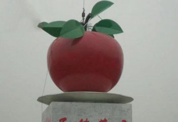 南京精美苹果雕塑，给空间增添独特风格
