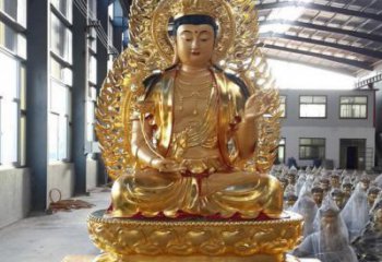 南京手工精雕如来佛塑像