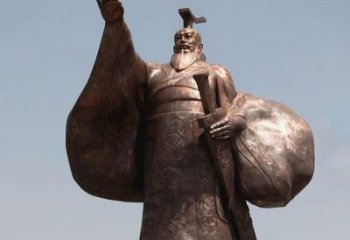南京秦始皇铜雕精美塑像，让历史回溯至您身边
