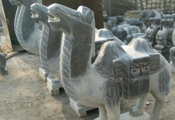 南京青石骆驼雕，把动物活灵活现