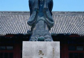 南京传承古代文化——青铜孔子雕塑