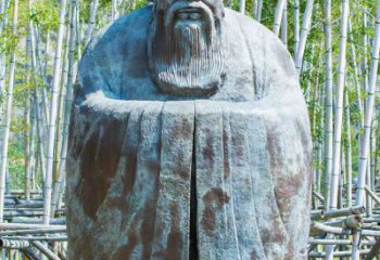 南京青铜孔子人像雕塑，真实还原历史智慧精神