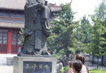 南京中领雕塑推出精致青铜孔子雕塑，考究工艺，…