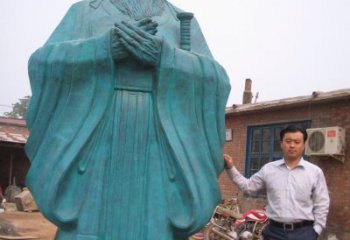 南京来自中国历史的经典孔子雕塑
