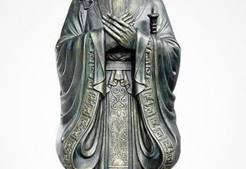 南京青铜孔子像——独特的品格雕塑