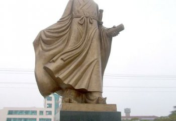 南京屈原雕塑，华夏悠久文化之精粹