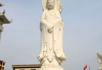 南京中领雕塑：观音三面佛像雕塑
