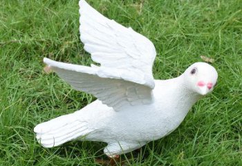 南京象征和平的少女和平鸽雕塑