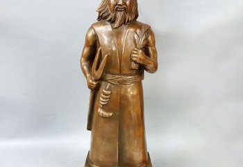 南京尊贵的神农大帝铜雕塑