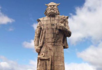 南京精美神农大型石雕像，由中领雕塑定制