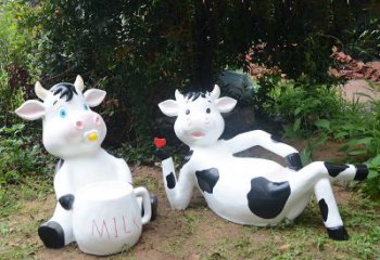南京中领雕塑出品：生肖牛卡通雕塑