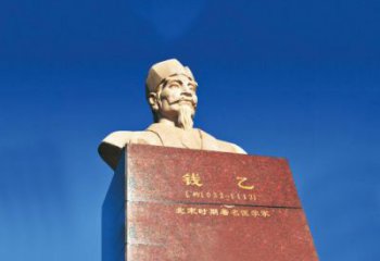 南京中领雕塑荣耀出品：十大名医之儿科之圣头像雕塑