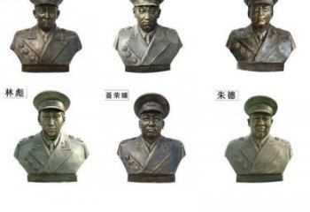 南京近代名人铜雕头像雕塑