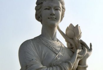 南京汉白玉荷花雕塑，精致美丽无双！
