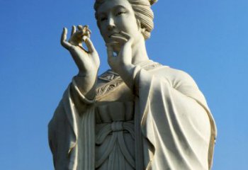 南京精美绝伦的古代美女雕像