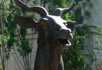 南京十二生肖铜雕羊首饰