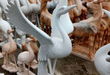 南京丹顶鹤雕塑，令您汲取自然之美