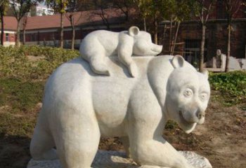 南京狗熊雕塑景观，给你一个精美园林