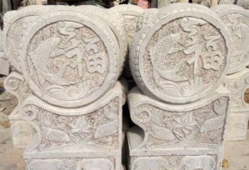 南京精美绝伦的金蟾蜍门墩雕塑