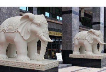 南京最佳选择——石雕酒店大象雕塑