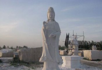 南京现代艺术风格观音石雕塑