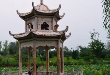 南京装点你的空间，让石雕凉亭景观雕塑点缀你的美