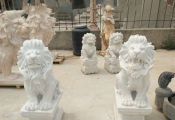 南京传承欧式历史的狮子雕塑