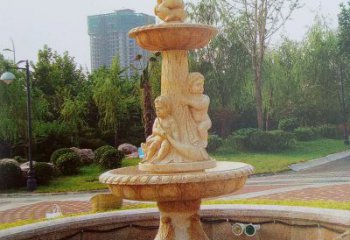 南京石雕喷泉龙头——美观优雅的水景定制