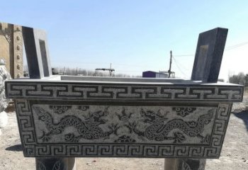 南京寺庙墓地祭祀四足方鼎，青石仿古石雕香炉