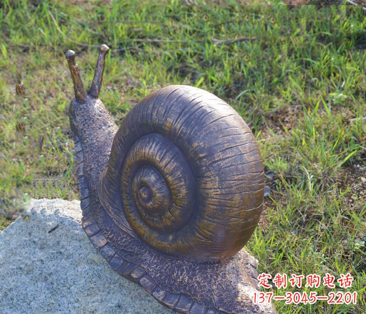 南京蜗牛铜雕