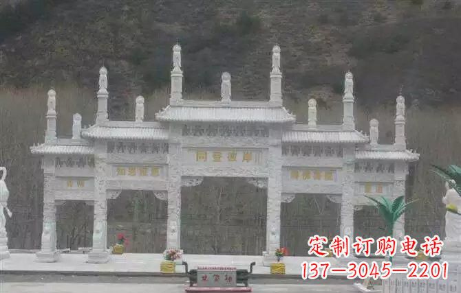 南京五门牌坊石雕 (2)