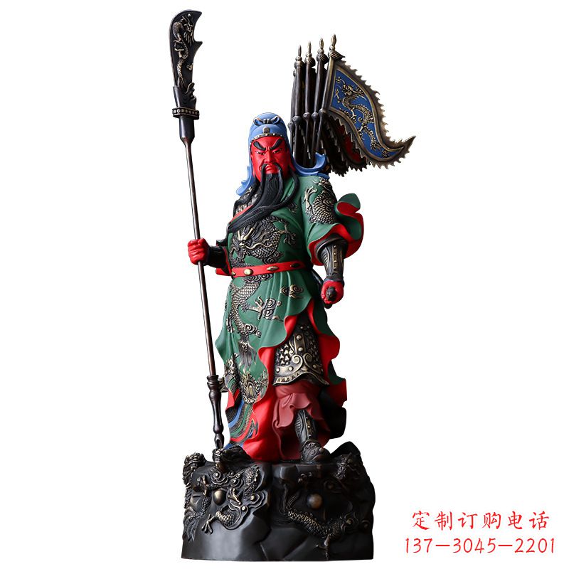 南京武财神关二爷雕塑