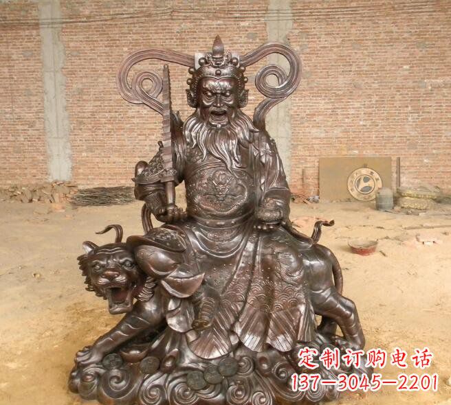南京武财神赵公明铜雕