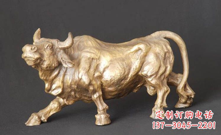 南京西班牙斗牛-鎏金牛