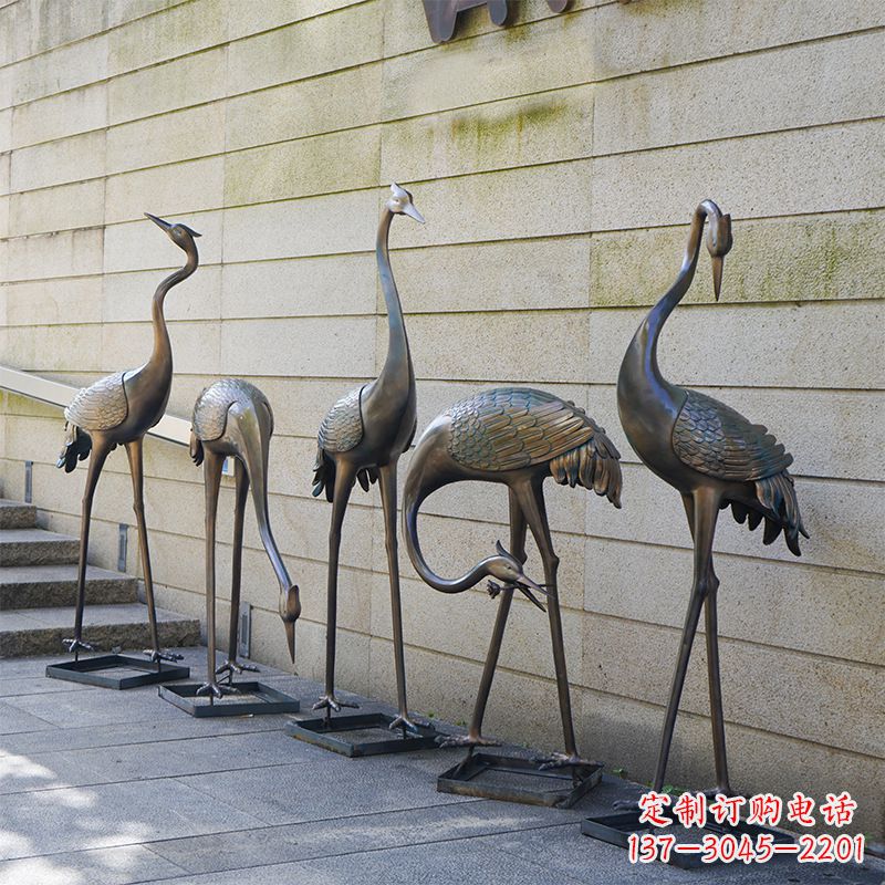 南京仙鹤不锈钢雕塑