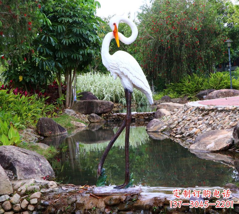 南京仙鹤雕塑摆件