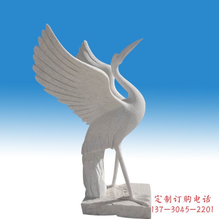 南京仙鹤砂岩雕塑