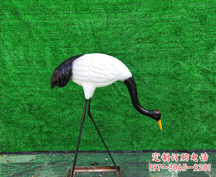 南京仙鹤头雕塑