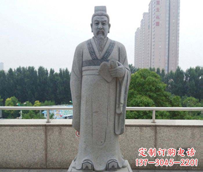 南京先秦法家代表人物商鞅石雕